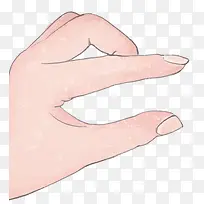 卡通手掌