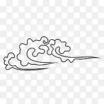 扁平风格合成云朵元素