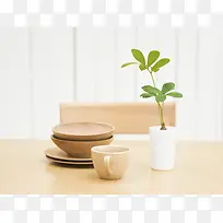 清新简约绿色植物
