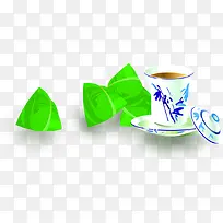 高清手绘端午节粽子矢量图