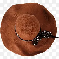 棕色女士帽子