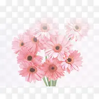 粉色初恋花朵创意