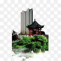 中国风凉亭 建筑