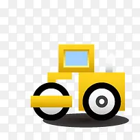 卡通施工车