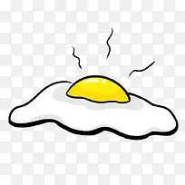 鸡蛋弹簧卡通蛋黄