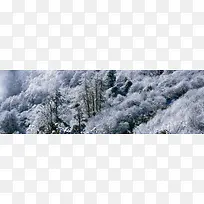 雪景背景素材自然背景素材