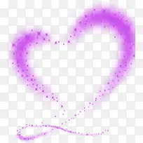紫色浪漫心形