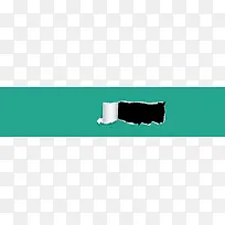 撕裂纸清新背景banner