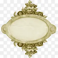 古铜色素雅对称镜框