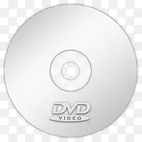 白色DVD图标设计