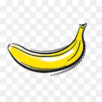 香蕉卡通矢量素材