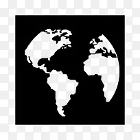 世界地图图标