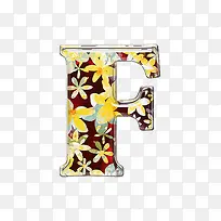 小黄花字母f