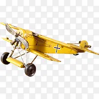 黄色卡通直升机造型