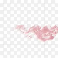 粉红烟雾装饰图片