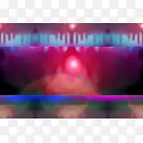 创意效果红色烟雾渲染烟雾