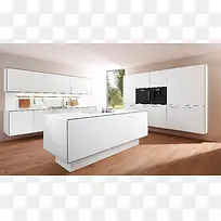 现代简约白色厨房