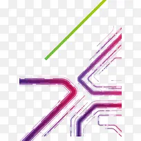 抽象炫酷几何线条