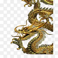 龙中国风龙金龙装饰