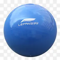 蓝色瑜伽球