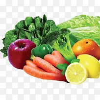 夏日海报水果蔬菜