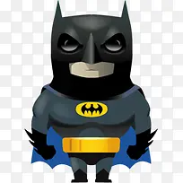 蝙蝠侠黑超级英雄图标