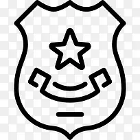 警察徽章图标
