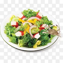 绿色蔬菜沙拉 洋葱