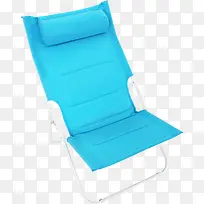 蓝色休闲躺椅