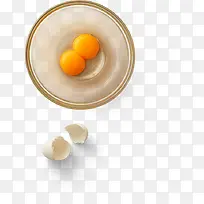 黄色高清鸡蛋蛋壳