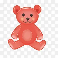 红色玩具泰迪熊