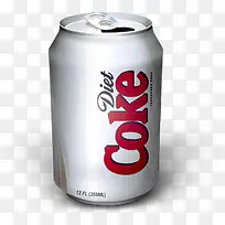 银白色可口可乐罐