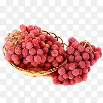 红粉色的红提水果