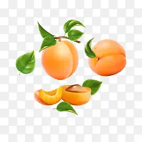 新鲜的成熟黄桃