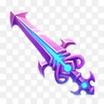 紫色神秘游戏武器
