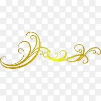 金色欧式花纹折页