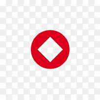 扁平创意红色logo标志