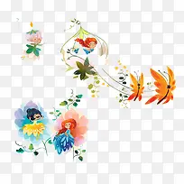 卡通精灵花仙子图