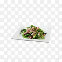 腊肉炒青菜