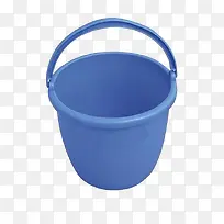 蓝色塑料水桶