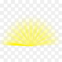 黄色放射日光设计