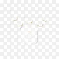 白色手绘点状理财