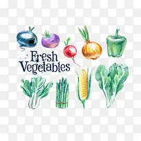 蔬菜美食png免费素材矢量