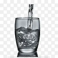 杯子装水