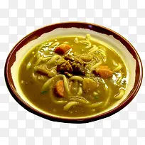 咖喱乌冬面美食素材