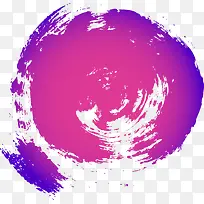 紫色圆形颜料