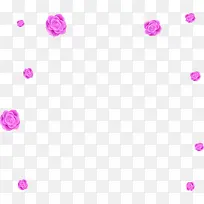 紫色海报植物花朵设计效果