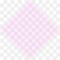 方形透明粉红背景