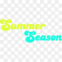summer season字体设计