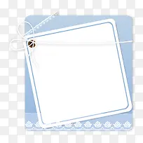 蓝色文本框